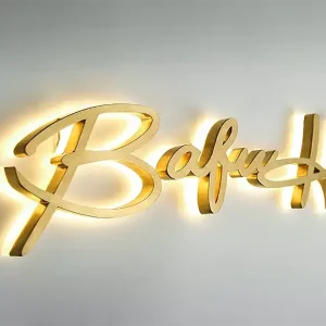 3D Metal Letters & Signs Designing
